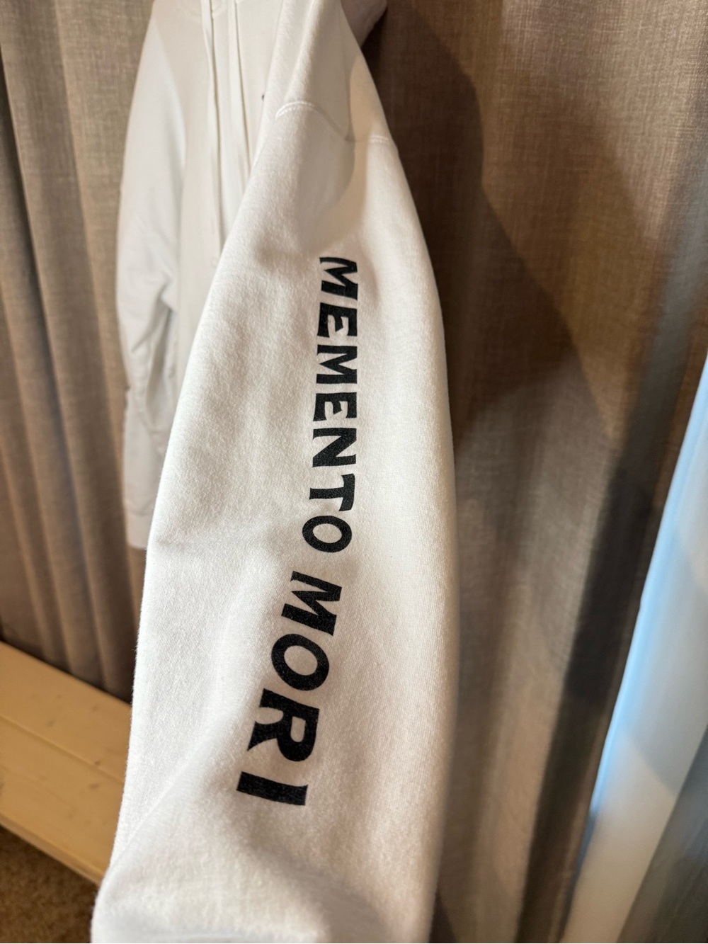 Unus Annus The End Heavyweight White Memento Mori Hoodie 2XL - Picture 6 of 13